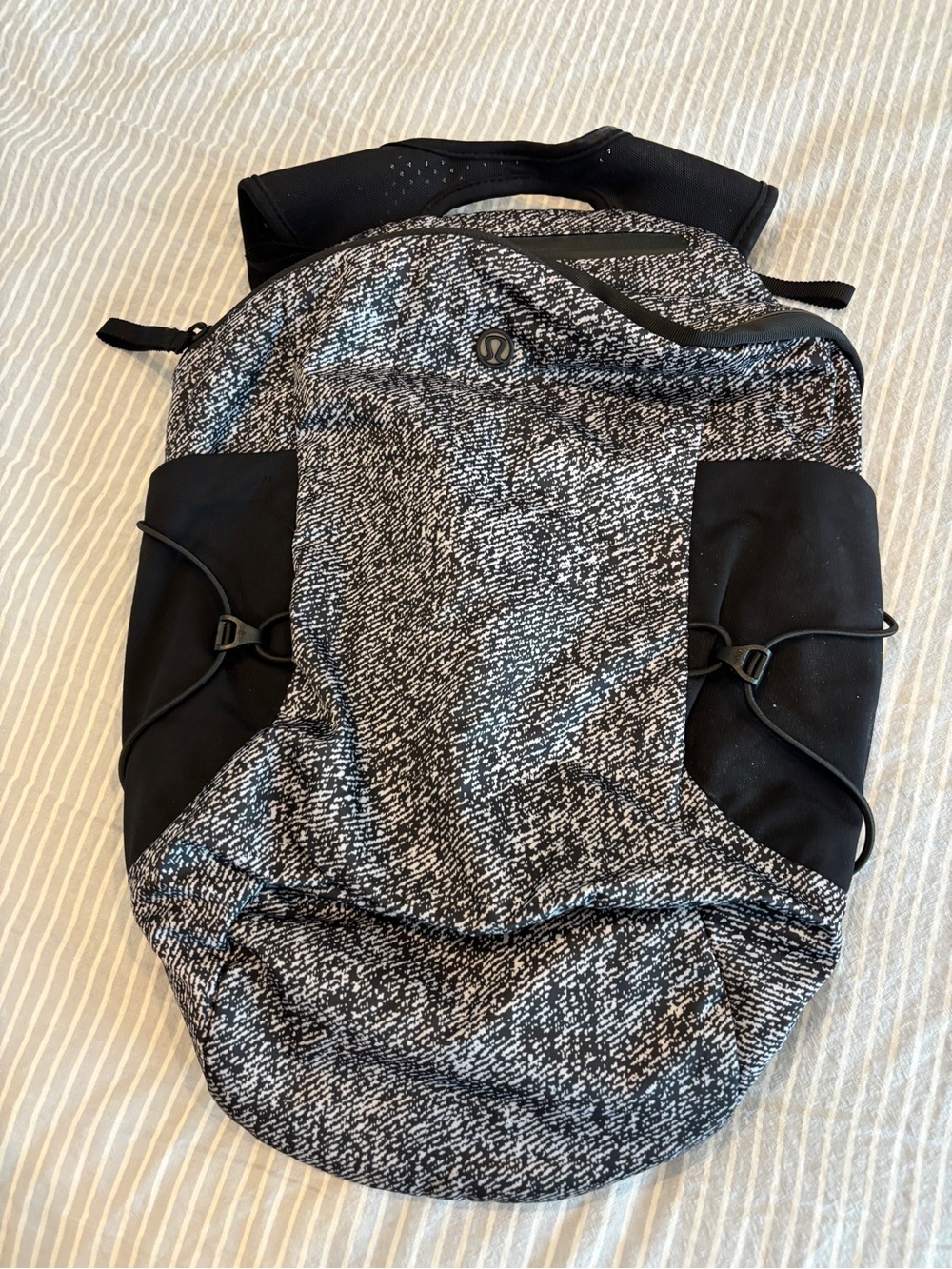 lululemon athletica Black & White Speckled Backpack